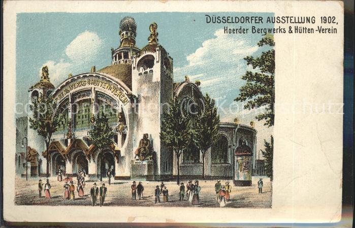Ausstellung Industrie Gewerbe Kunst Duesseldorf 1902  Hoerder Bergwerks-und Huet