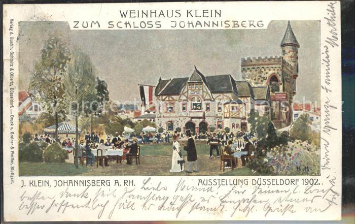 Ausstellung Industrie Gewerbe Kunst Dues Weinhaus Klein Zum Schloss Johannisberg