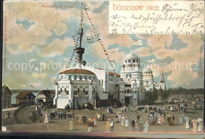 Ausstellung Industrie Gewerbe Kunst Dues Pavillon Friedrich Krupp