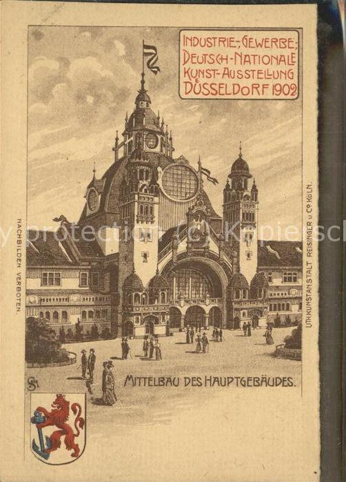 Ausstellung Industrie Gewerbe Kunst Dues Mittelbau Hauptgebäude