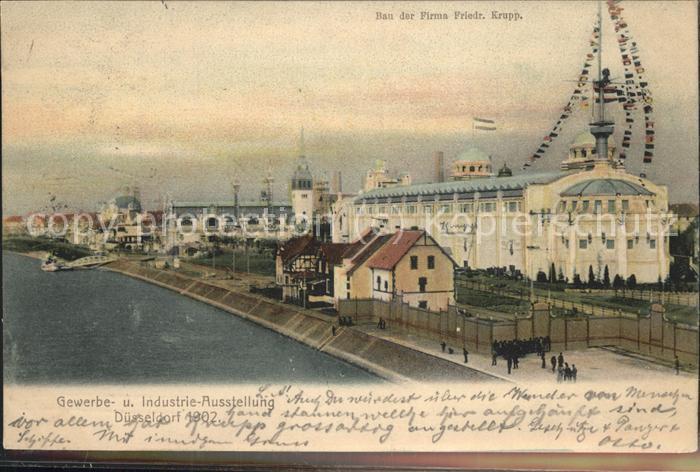 Ausstellung Industrie Gewerbe Kunst Dues Bau Firma Friedrich Krupp