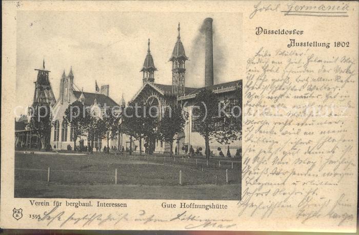 Ausstellung Industrie Gewerbe Kunst Dues Gute-Hoffnungshütte Bergbau