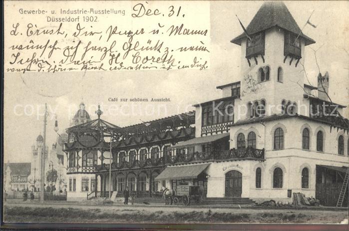 Ausstellung Industrie Gewerbe Kunst Dues Cafe zur schönen Aussicht