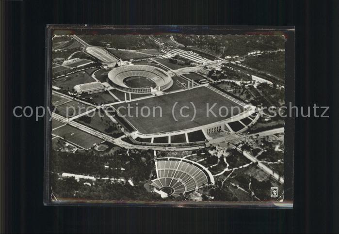 Stadion Stadium Estadio-- Olympia Berlin Waldbuehne Fliegeraufnahme