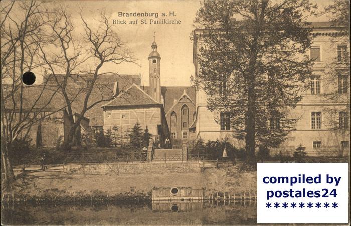 Brandenburg Havel St. Paulikirche Feldpost