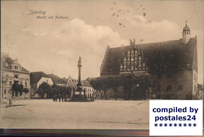 Jueterbog Brandenburg Marktplatz Rathaus Denkmal