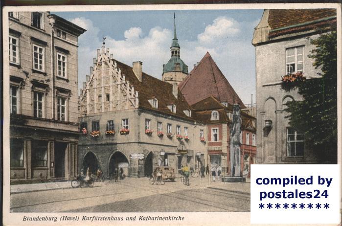 Brandenburg Havel Kurfürstenhaus Katharinenkirche Roland