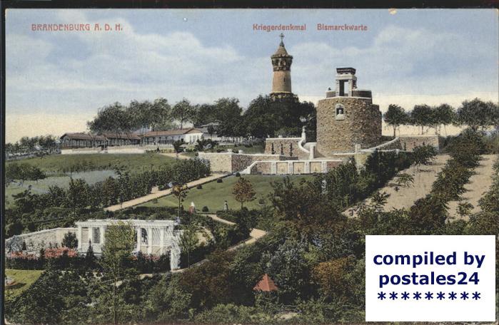 Brandenburg Havel Bismarckwarte Kriegerdenkmal Marienberg