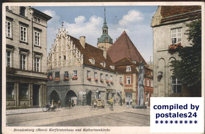 Brandenburg Havel Kurfürstenhaus Katharinenkirche Roland