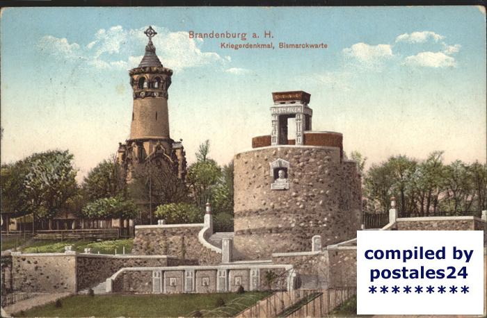 Brandenburg Havel Bismarckwarte Kriegerdenkmal Marienberg