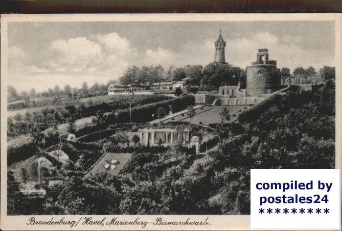 Brandenburg Havel Bismarckwarte Kriegerdenkmal Marienberg