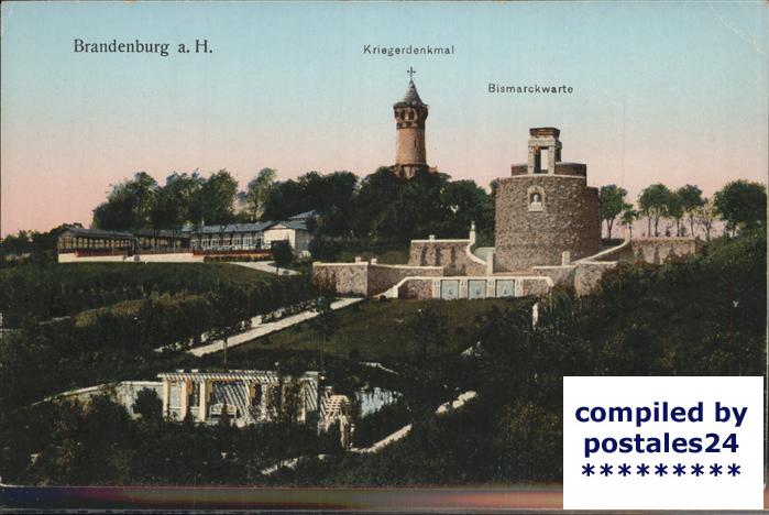Brandenburg Havel Bismarckwarte Kriegerdenkmal Marienberg