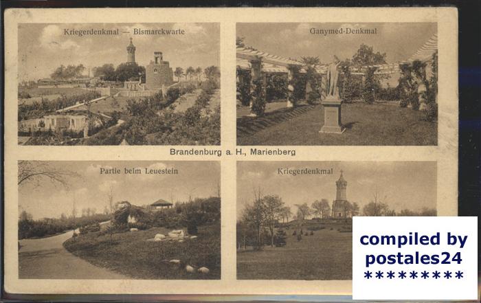 Brandenburg Havel Bismarckwarte Kriegerdenkmal Marienberg