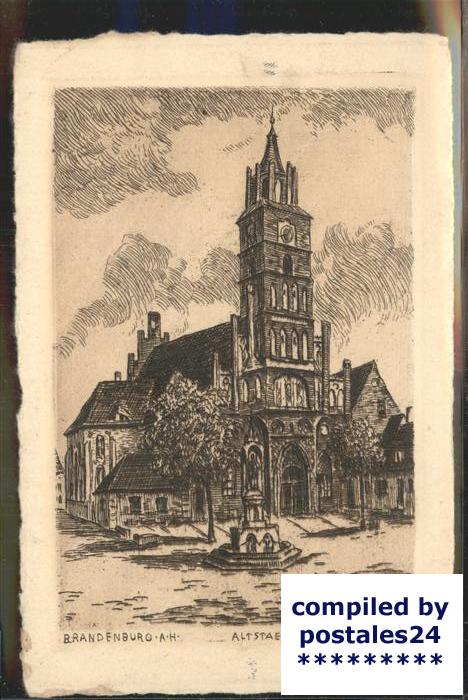 Brandenburg Havel Altstädtisches Rathaus Kurfürsten Brunn