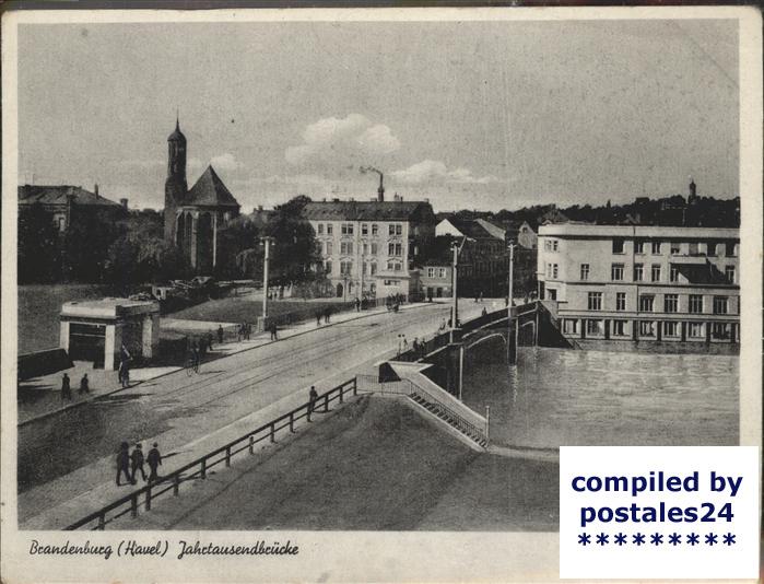 Brandenburg Havel Jahrtausendbrücke Kirche