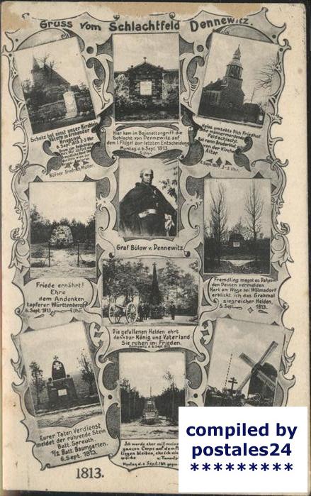 Dennewitz Schlachtfeld Graf Bülow Kirche Gedenkst
