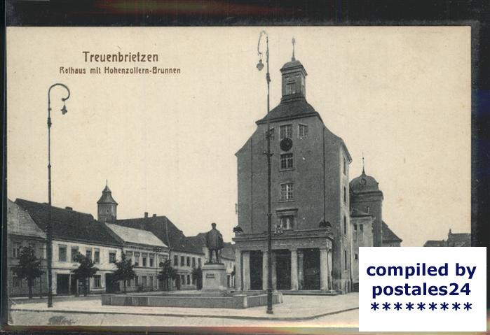 Treuenbrietzen Rathaus Hohenzollern Brunnen