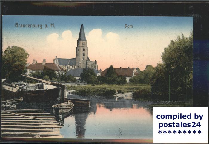 Brandenburg Havel Uferpartie Dom