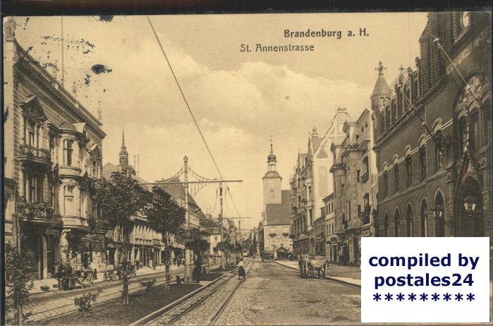 Brandenburg Havel St. Annenstrasse Kirche Feldpost