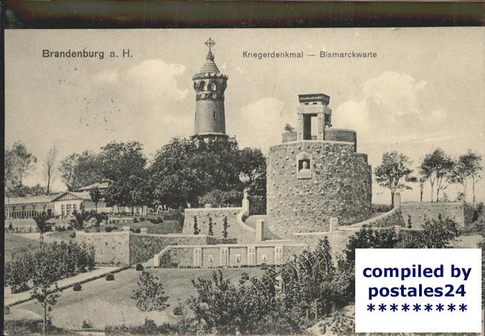 Brandenburg Havel Bismarckwarte Kriegerdenkmal Marienberg