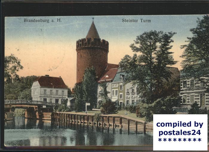 Brandenburg Havel Steintor Turm Brücke