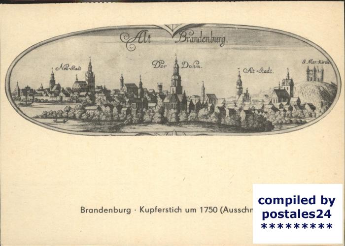 Brandenburg Havel Nach einem Kupferstich