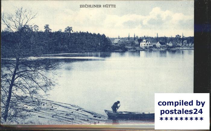 Zechlinerhuette Panorama Fischerboot