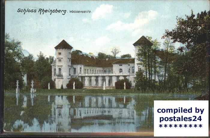 Rheinsberg Schloss Wasserseite