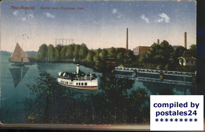 Neuruppin Seepanorama Dampfer