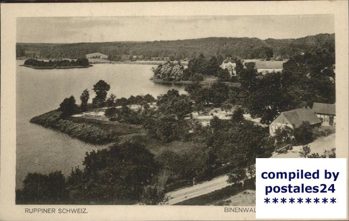 Binenwalde Panorama am Kalksee