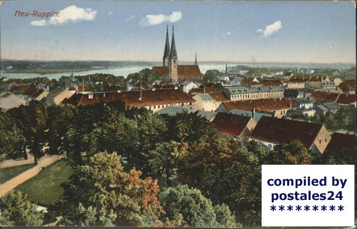 Neuruppin Panorama mit Klosterkirche