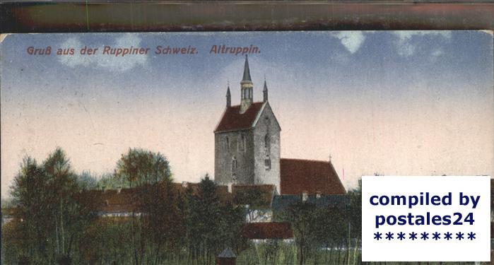 Altruppin Panorama mit Kirche