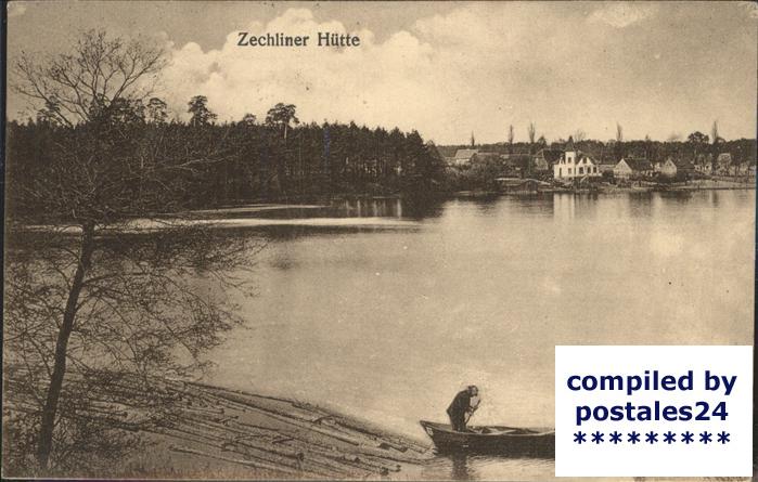 Zechlinerhuette Seepanorama Fischerboot