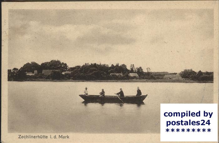 Zechlinerhuette Bootspartie am Schlabornsee