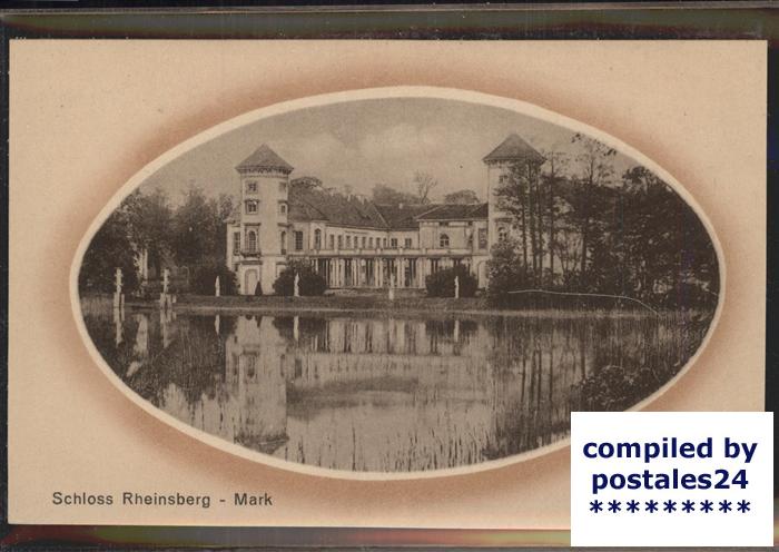 Rheinsberg Schloss und See