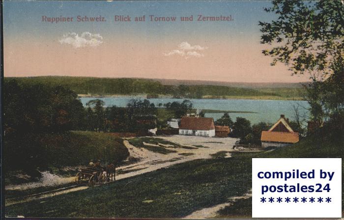 Tornow  Koenigswusterhausen Berlin Blick auf Tornow und Zermützel