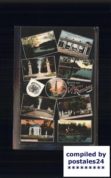 Rheinsberg Eingangsportal Schloss Obelisk Kolonnad