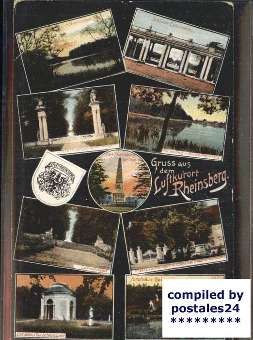 Rheinsberg Eingangsportal Schloss Obelisk Kolonnad