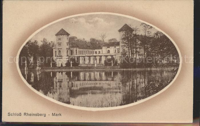 Rheinsberg Schloss See