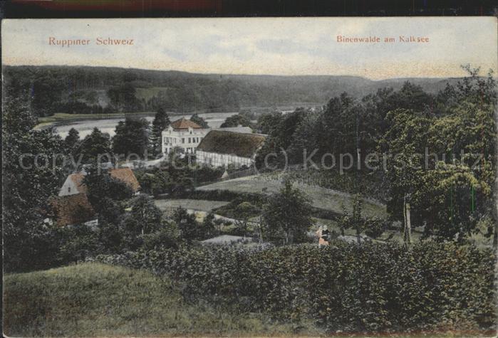 Binenwalde Panorama am Kalksee