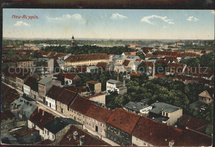 Neuruppin Stadtblick Feldpost