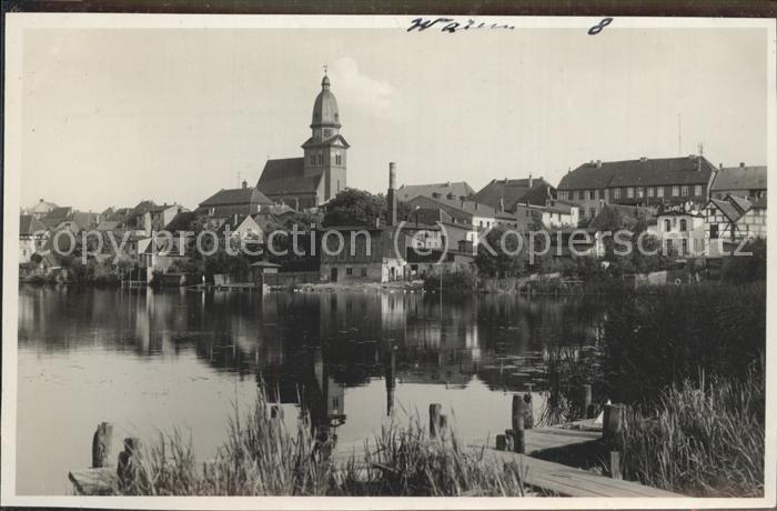 Waren Mueritz Stadtblick Kirche