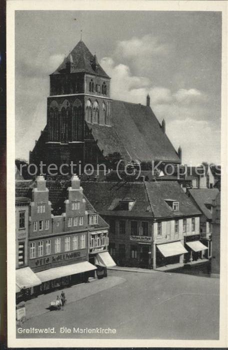 Greifswald Mecklenburg Vorpommern Marienkirche