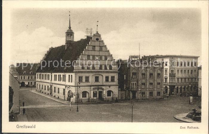 Greifswald Mecklenburg Vorpommern Rathaus
