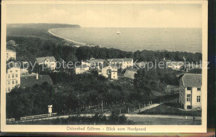 Goehren Ruegen Panorama Blick vom Nordperd
