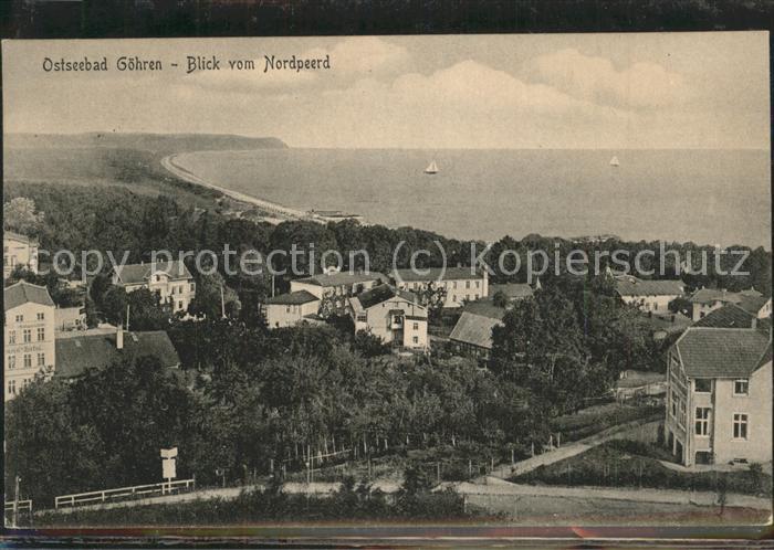 Goehren Ruegen Panorama Blick vom Nordperd