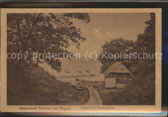 Goehren Ruegen Suedstrand Fischerhuette