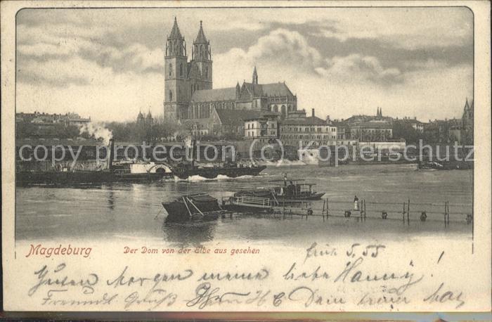 MAGDEBURG  CITY Dom Elbe Dampfer