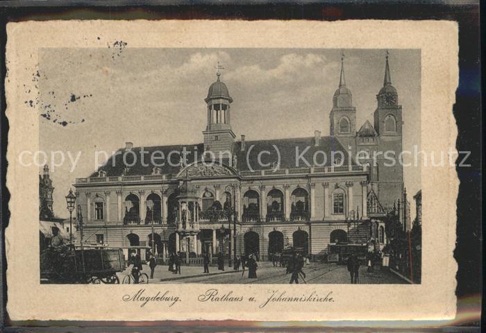 MAGDEBURG  CITY Rathaus Johanniskirche