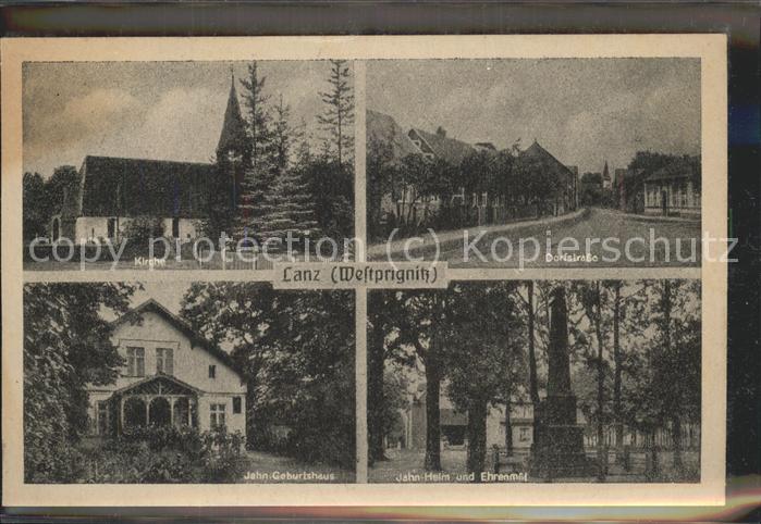 Lanz Lenzen Kirche Dorfstrasse Jahn Geburtshaus Hei